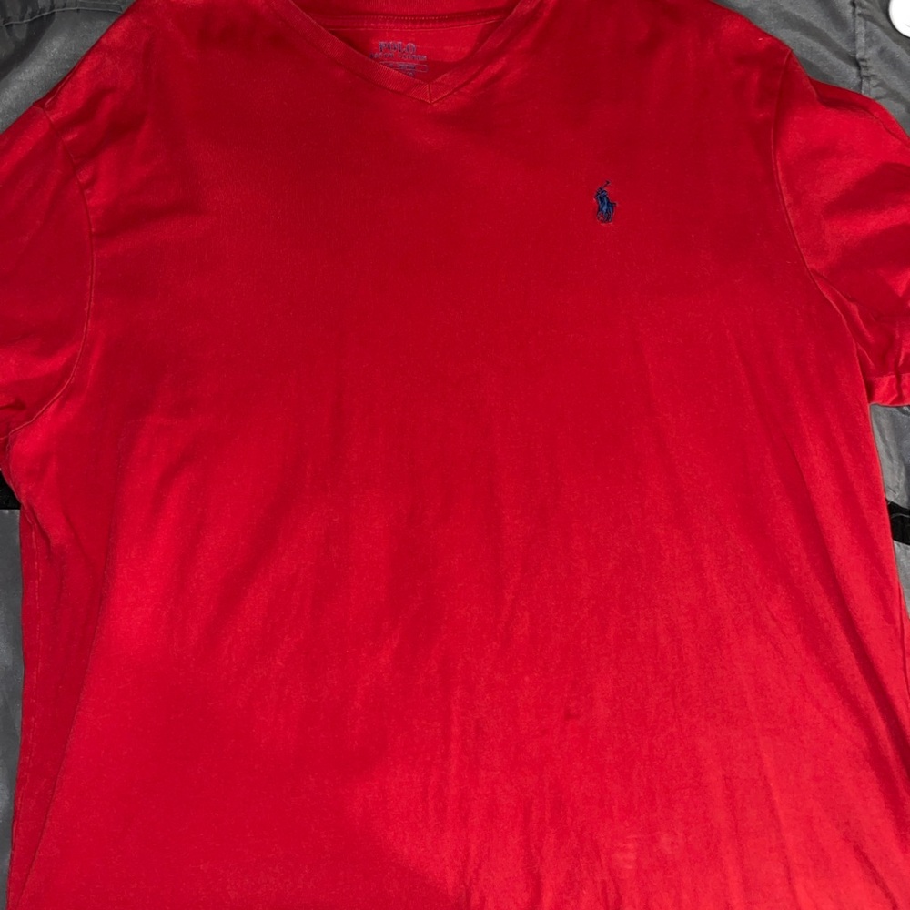 Men's Red Polo by Ralph Lauren Shirt